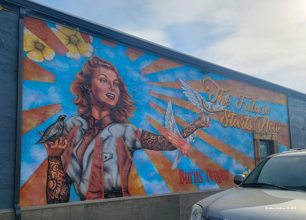 The Future Starts Now mural Monday Murals bend branches