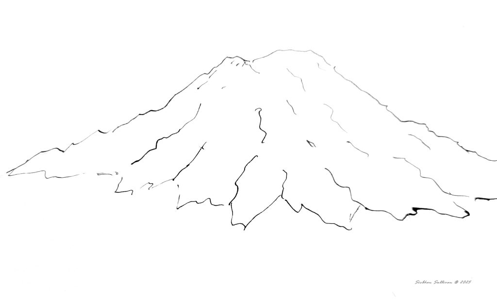 Mount Rainier images in 3 ways: First Friday Art - bend branches
